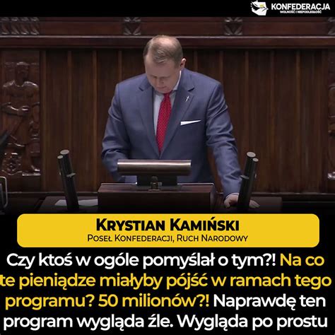 Konfederacja On Twitter K Kaminski K Kaminski Naprawd Ten