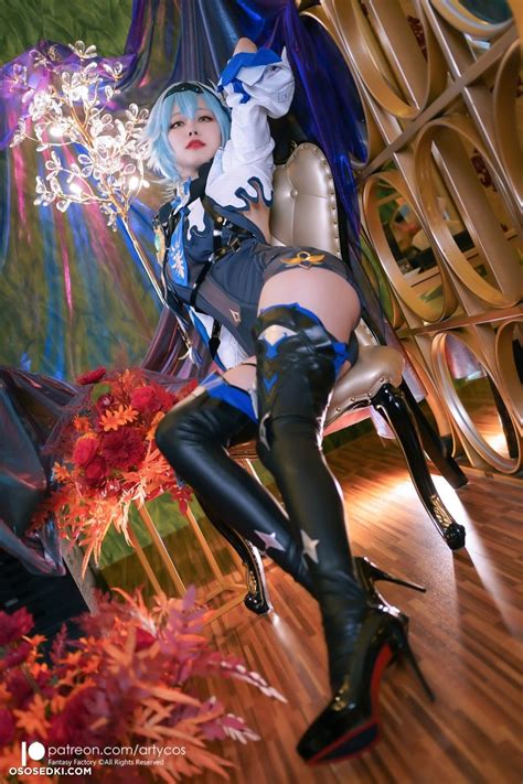 Arty Huang Eula Genshin Impact Naked Cosplay Asian 87 Photos