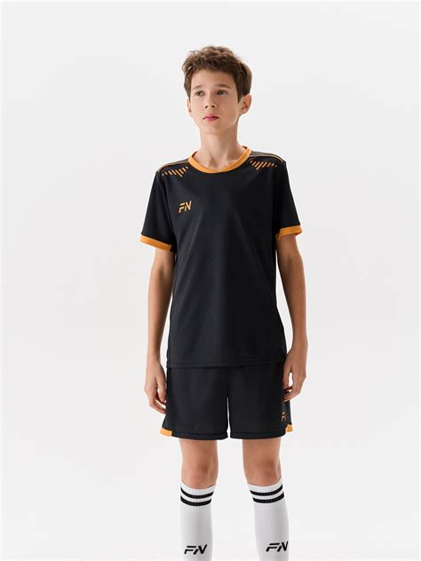 Купить Детская футбольная форма Football Set Kid Black в Минске ...
