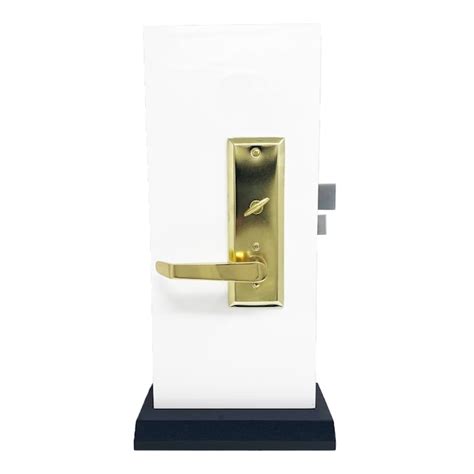 Premier Lock Mortise Polished Brass Right Handed Exterior Keyed Entry Door Handle Mr03 At