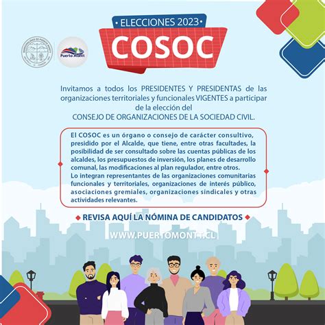 Ya esta Habilitado el Padrón para Sufragar COSOC 2023 MUNICIPALIDAD