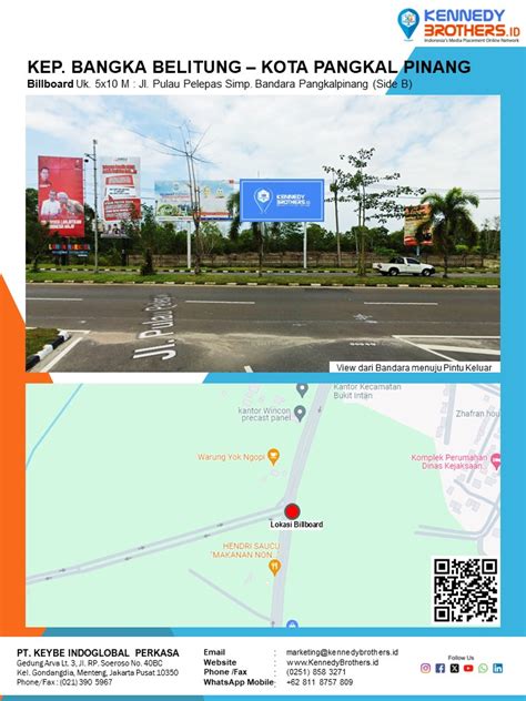 Sewa Billboard Kota Pangkal Pinang Kennedybrothers Id