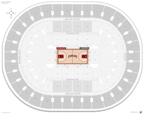 cleveland cavaliers seating chart | Seating charts, Quicken loans arena ...