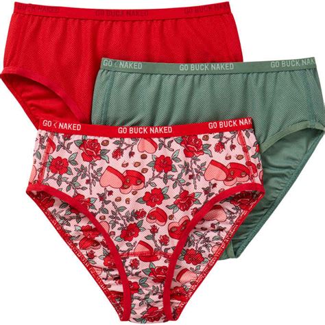 Womens Go Buck Naked Briefs 3 Pack T Set Duluth Trading Company