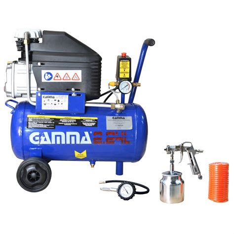 Compressor De Ar 2 Hp 24l 8bar G2801kbr2 Gamma 220v R 668 88 Em