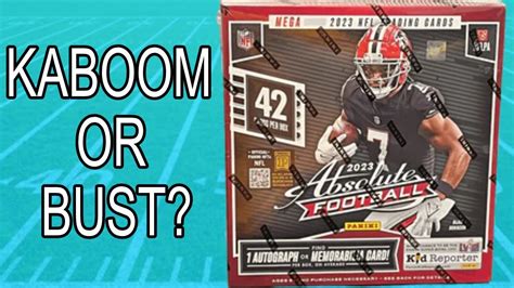 Absolute Football Kaboom Or Bust Absolute Mega Boxes Youtube