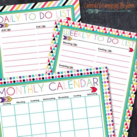 Free Printable Daily Weekly And Monthly Calendars Free Printable