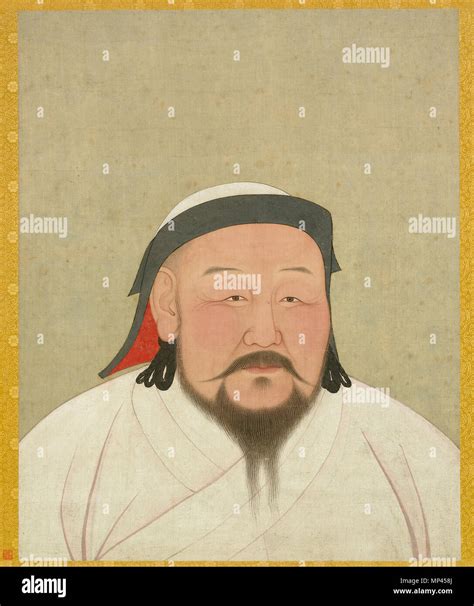 Kublai Khan As The First Yuan Emperor Shizu Yuan Dynasty 12711368