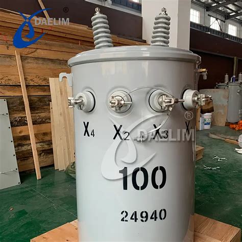 100 Kva Single Phase Pole Mounted Transformer Daelim Transformer