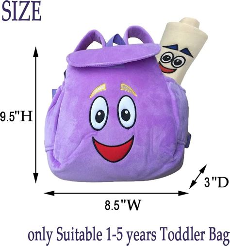 Dora Explorer Backpack Rescue Bag With Mappre Kindergarten Toys Purple Stockings T Holders