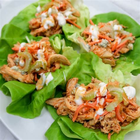 Buffalo Chicken Lettuce Wraps 3square Life She Lives