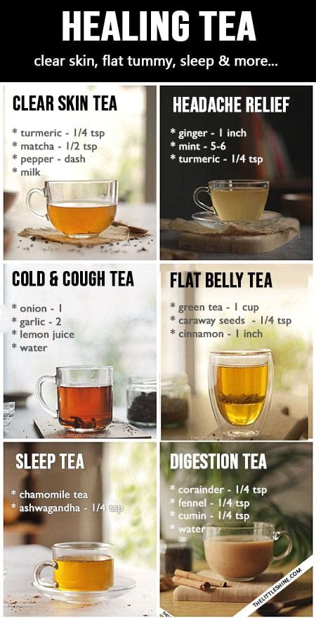 Top 10 Everyday Healing Tea Recipes The Little Shine