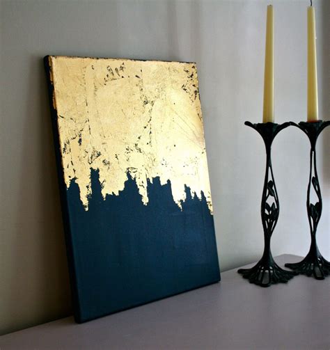 Midnight Gold This Painting Brings Together Stormy Midnight Blue With