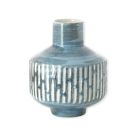 Vase En C Ramique Bleu Cm Vase D Co Rimo Bruno Evrard