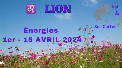 Lion Vous Reprenez Votre Plein Pouvoir Guidance Du Er Au Avril