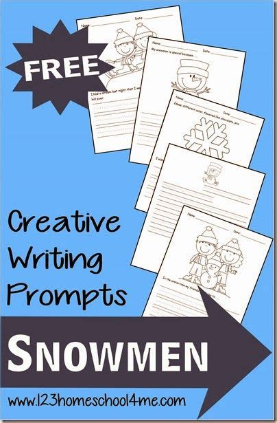 Winter Snowman Creative Writing Prompts | Winter writing prompts ...