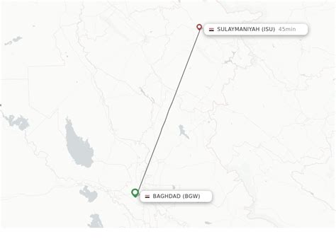 Direct Non Stop Flights From Baghdad To Sulaimaniyah Schedules