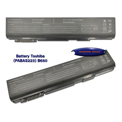 Batterytoshiba Oem Pa U Brs Pabas B S K L L A