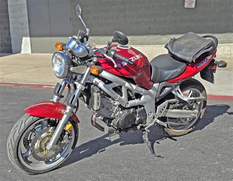 At Auction 2001 Suzuki SV650 Naked Sport Motorcycle