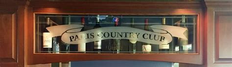 Paris Country Club Restaurant 195 Country Club Rd Paris Tn 38242 Usa