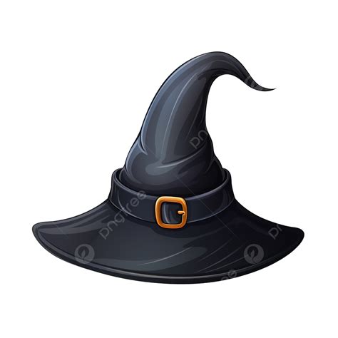 An Isolated Illustration Of A Witch S Hat Halloween Attribute Witch