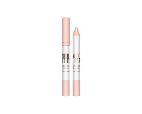 Highlighting Glow Pen Nude Look Rozświetlacz do twarzy w kredce Golden Rose Baw się