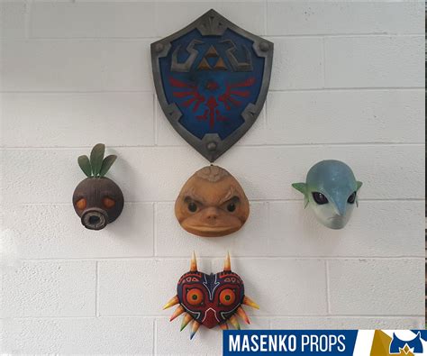 Legend Of Zelda Inspired Mask Set Etsy