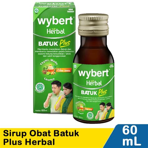 Wybert Herbal Sirup Obat Batuk Plus 60mL | Klik Indomaret