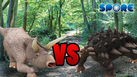 Triceratops Vs Ankylosaurus