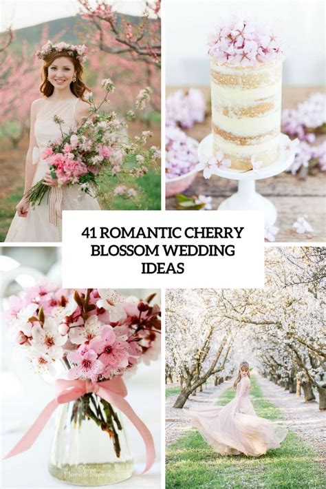 41 Romantic Cherry Blossom Wedding Ideas - Weddingomania