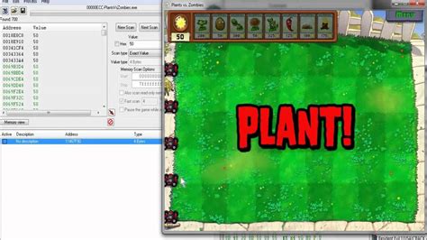 Plants Vs Zombies Cheat Engine Infinite Sun And Respaw Youtube