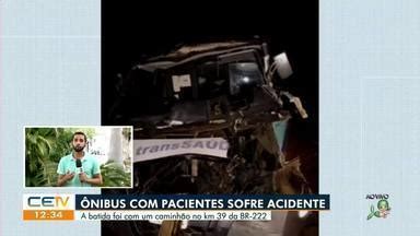 Cetv Edi O Fortaleza Nibus Que Levava Pacientes Sofre Acidente