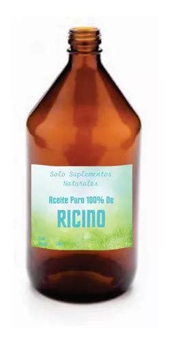 Aceite De Ricino Puro X Litro Envase De Vidrio Mercadolibre