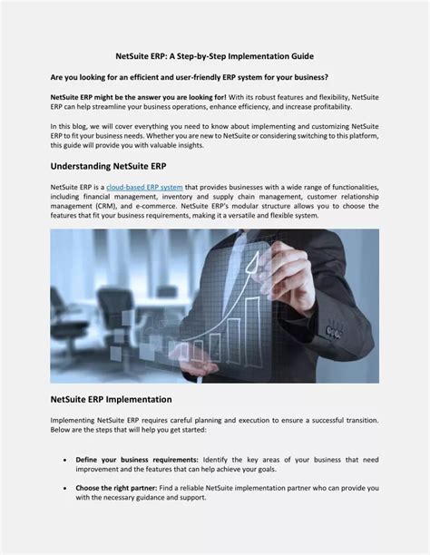 PPT NetSuite ERP Implementation Ultimate Guide PowerPoint