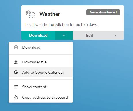 How To Add Weather To Google Calendar