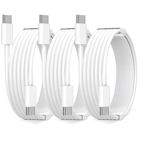 Apple USB C To USB C Charging Cable Long 6ft 60W 3Pack Apple MFi