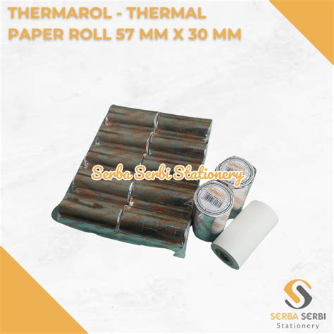 Jual GROSIR 1 PAK ISI 10 BIJI THERMAROL THERMAL PAPER ROLL