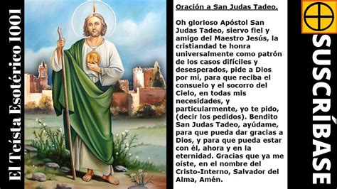 Oracion San Judas Tadeo Causas Dificiles