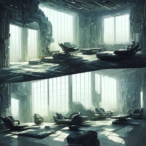 Ultra Realistic Illustration Futuristic Living Room Stable Diffusion