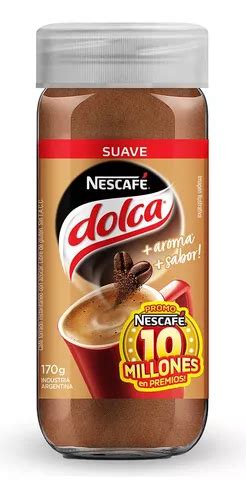 Cafe Instantaneo Nescafe Dolca Suave Aroma Frasco X 170 Gr MercadoLibre