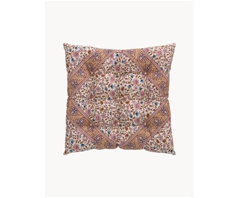 Baumwoll Sitzkissen Lilou Mit Paisley Muster Westwing