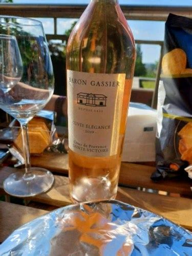 2019 Château Gassier Baron Gassier Cuvée Élégance Rosé Vivino United