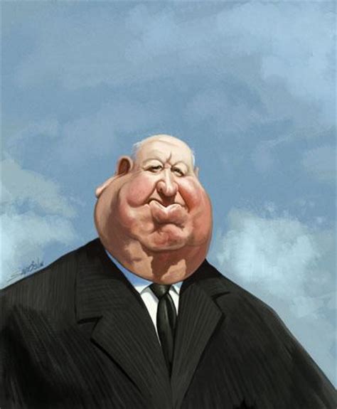 Alfred Hitchcock Caricature By Caricaturas Famous People Cartoon Toonpool