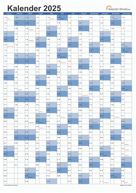 Ein Kalender Für 2025 Gestalten Sie Ihre Zeit Individuell Alan E