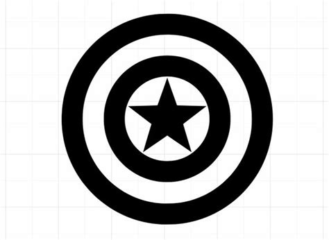 Captain America Shield Logo Vinyl Decal - Etsy Australia