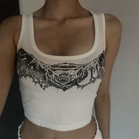 🦇🦷 Dolls Kill Crop Top 🦇🦷btw Shipping Included Depop