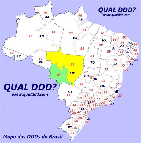 Qual O Ddd Do Mato Grosso
