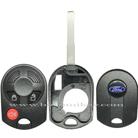 Coque de clé télécommande Ford 3 boutons avec logo