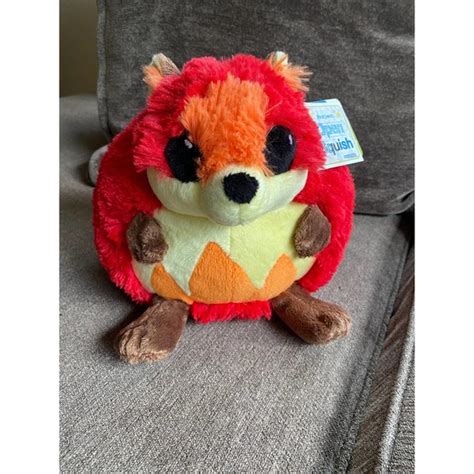 Squishable Toys Squishable Flame Fox Retired 8 Plush Red Fire