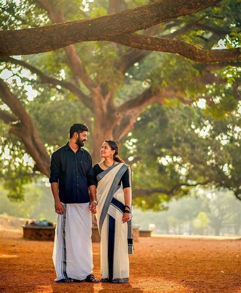 Kerala Traditional Dress Of Couples